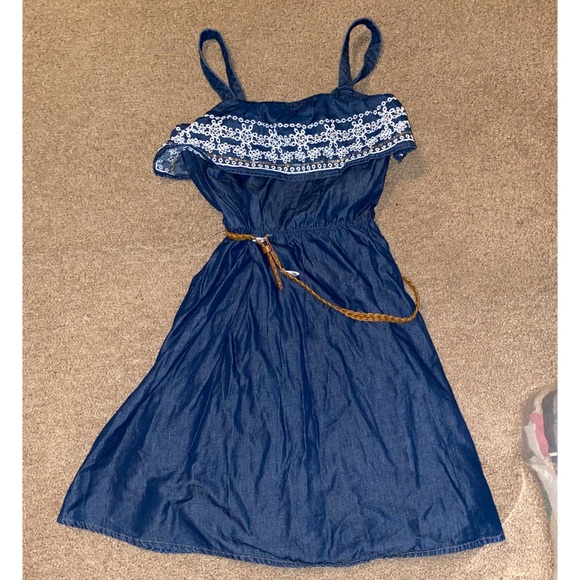 denim dress size 18